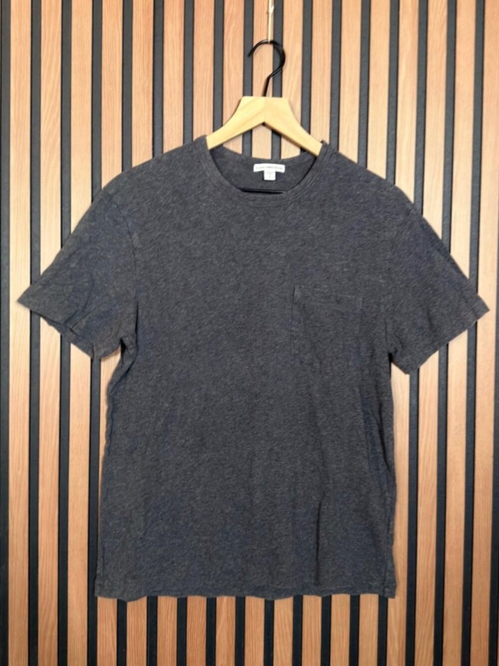 James Perse T Shirt 1 / S Mens Gray Short Sleeve Crewneck Tee Casual Basic